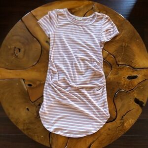 Heart & Hips Maternity Striped Dress